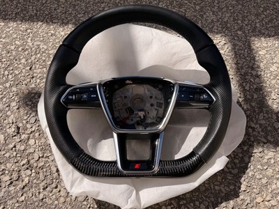 Audi A6 A7 RS7 A8 Q8 SQ8 RSQ8 GENUINE S-line Steering Wheel with Paddles Heated