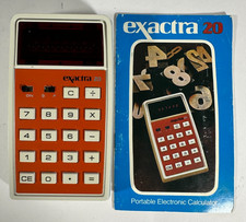 Vintage Texas Instruments TI Exactra 20 Electronic Calculator EX-20 - WORKS