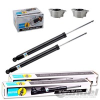 2X Bilstein B4 Gasdruck StossdÄMpfer + Domlager Hinten Passend FüR Ford Focus 2