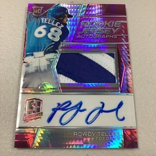 Rowdy Tellez Rookie Patch Auto Toronto Blue Jays 2019 Spectra Pink 9/49