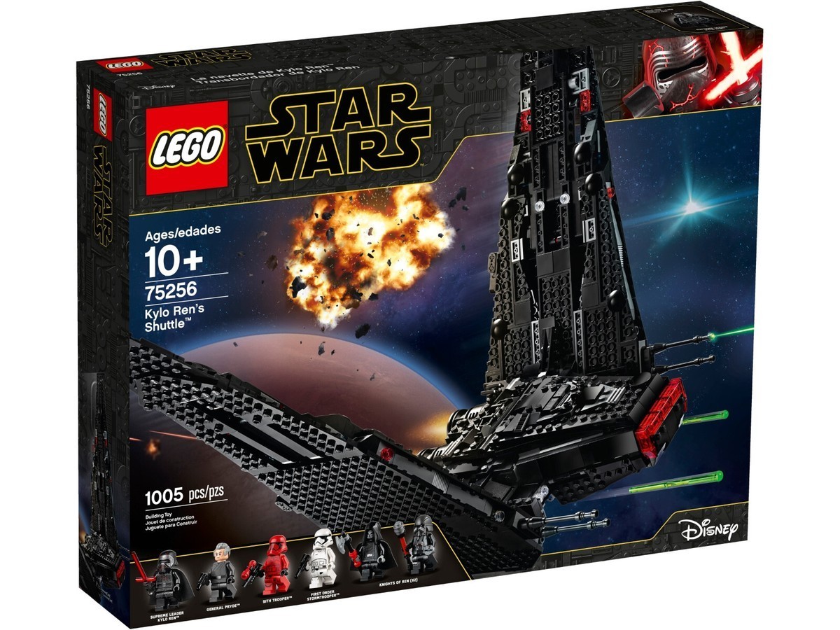 LEGO Star Wars Kylo Ren's Shuttle (75256) retired set unopened.