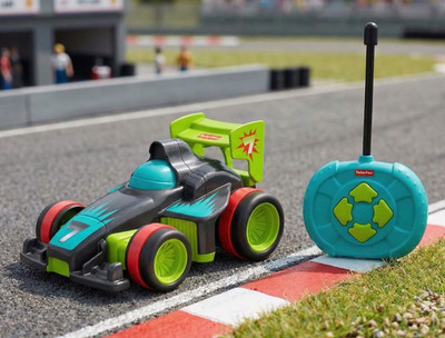 Fisher-Price Spielzeug für Kindergartenkinder Fernlenkflitzer mit Fernbedienung