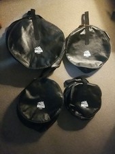 Drum Case Bags Used Vinyl With Zippers And Handles Set Of 4