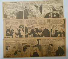 (25) "The Gumps" Dailies by Gud Edson from 12/1950 Size: 2.5 x 8 inches