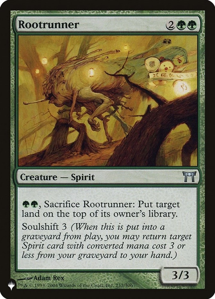 NM - Rootrunner LIST - 237/306 The List Reprints