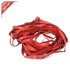 42" to 84" Heavy Duty Large Red Rubber Moving Bands - 12 Pack for Secure Packing