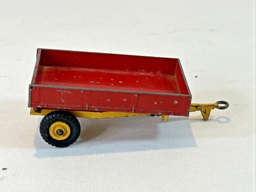 Dinky 319 Weeks Tipping Farm Trailer Vintage Pressed Steel Toy