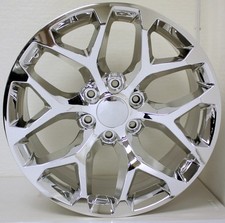 Gmc 20 Chrome Snowflake Wheels Rims For 2000-2026 Sierra Yukon Denali 1500 Z71
