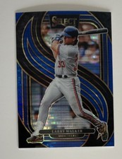 Panini 2025 Select Larry Walker #182 Premier Level Prizm Serial 77/99 Blue