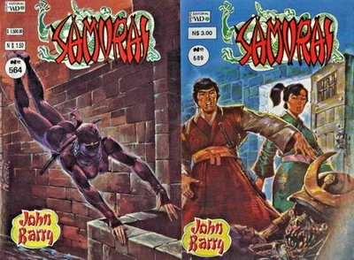 Samurai John Barry Clasica Historieta Aventura Comics Nostalgia -980 Revistas- - Image 1 of 4