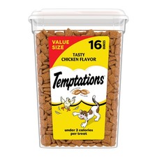 Temptations Cat Treats Classic Crunchy and Soft Cat Treats, Tasty Chicken Flavor