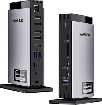WAVLINK Docking Station 3 Monitors Triple 4K for MacBook