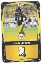 DeMarvin Leal 2025 UNO Elite Core Edition - Yellow #109 Pittsburgh Steelers