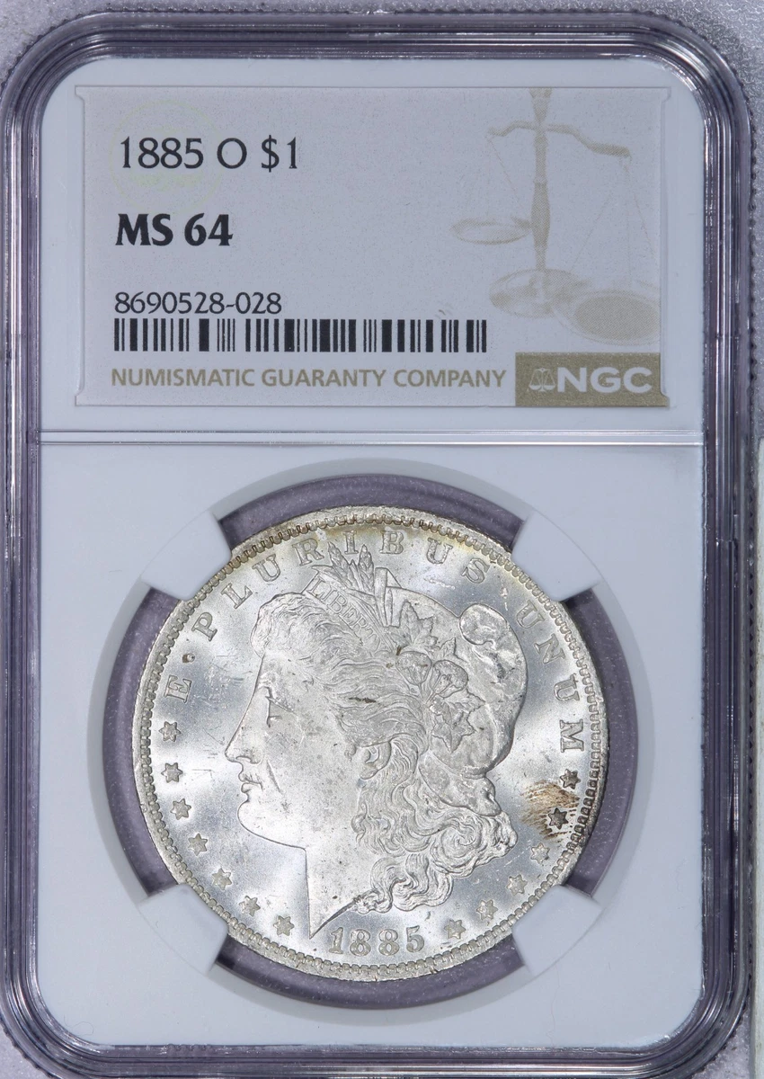 Uncirculated Silver 1885 Year Morgan US Dollars (1878-1921) for