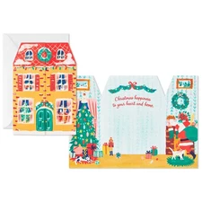 New Boxed Hallmark Unicef 12 Christmas Cards & Envelopes Holiday Door Home