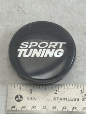 SPORT TUNING Wheel Rim Black Hub Hubcap Cover Center Cap 2-3/4" Diameter