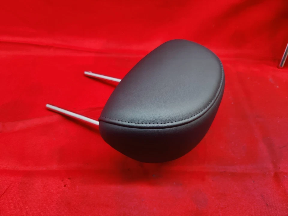 2011-2016 MINI COOPER ENCOSTO DE CABEÇA TRASEIRO ESQUERDO DIREITO MÉDIO CONJUNTO de 3 COURO PRETO - Imagem 3 de 4