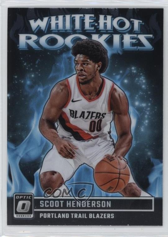 2023-24 Panini Donruss Optic White Hot Rookies Scoot Henderson #15 RC 1e52