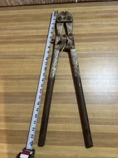 Bolt Cutter Tool Antique Steel Vintage Heavy Duty