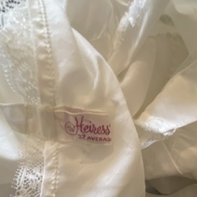 Heiress White Slip 32Regular Classic Slip Style VINTAGE EUC Batiste Cotton NICE