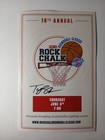 2026 TYRAN STOKES AUTOGRAPHED KANSAS JAYHAWKS BASKETBALL PROGRAM KU BASKETBALL — photo 4
