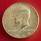 1968-D Kennedy 40% Silver Half Dollar AU
