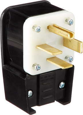 8462-P 60 Amp 250 Volt- 3PY Straight Blade Plug Industrial Grade Groundi