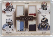 2014 Immaculate Quads Prime 14/25 Bishop Sankey Terrance West Tre Mason 3b8