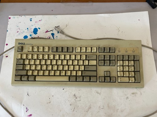 Dell QuietKey SK-1000REW Keyboard PS2 Full Motion Keys -partly working - Picture 4 of 7