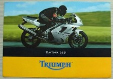 TRIUMPH DAYTONA 955i MOTORCYCLE Sales Brochure 2002 #T3864694