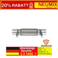 Flexrohr 45 x 200/300mm passt für Opel Astra H Astra J Corsa D 1x Satz Universal