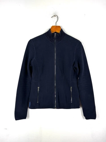 RARO maglione felpa Prada blu tab pile track jacket taglia XL