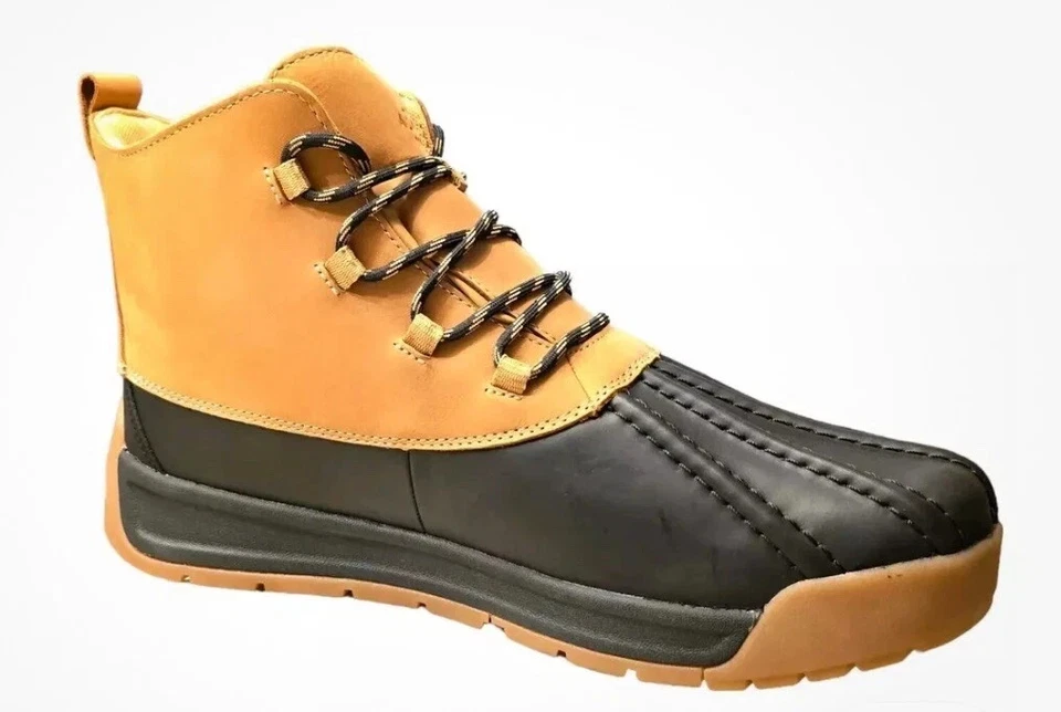 Alpine Mens Full grain leather Tan Gavin Duck Boot Sizes 8.5-14 AD22MCW003-TAN - Image 3 of 4