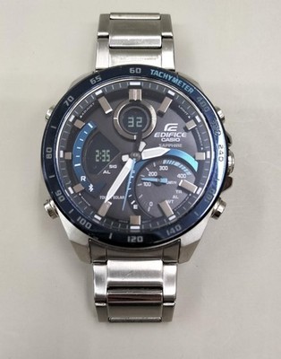 Casio ECB-900Y Solar Men's Watch 10ATM Stainless Steel Metal Band
