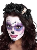 Tag Der Toten Haarreif Totenkopf - Stimmungsvoller Kopfschmuck FüR Halloween Und