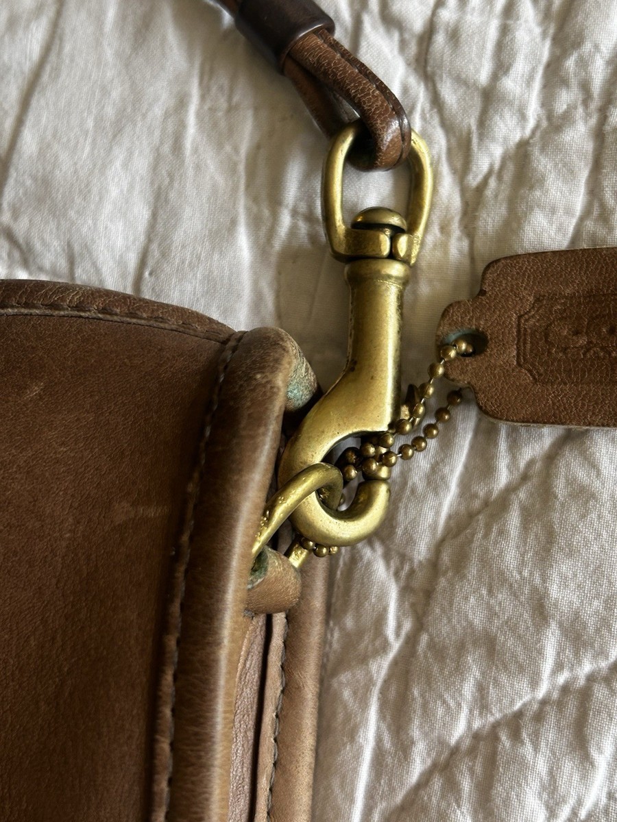 【COACH】CAN81 B4RGL チョーク トープ Vintage Coach 9303 Tote Bag Zip Top Genuine Leather