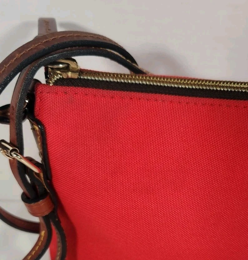 Dooney & Bourke Sullivan Cotton Coral Pouchette Crossbody Bag - Image 3 of 4