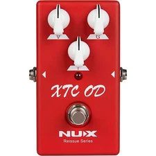 NUX Reissue Series XTC Overdrive Effects Pedal Red