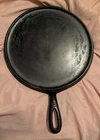 Griswold Slant Large Block Logo Cast Iron Griddle No. 9 w/ X Brace  739C
