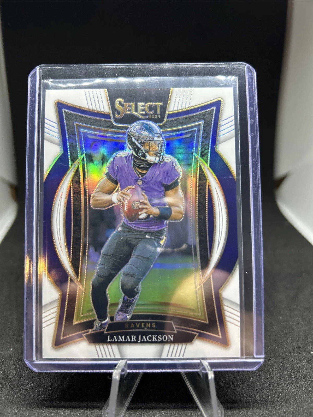 2024 Select Football Lamar Jackson White Concourse /35 RAVENS