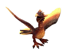 Schleich 2004 World of Knights PHOENIX Bird Mythical Winged 70200 Retired