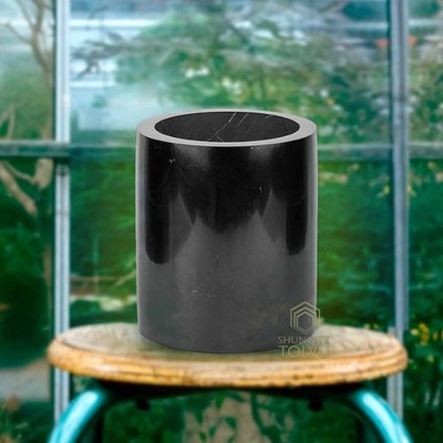 Shungite Glass - Big Size - 6.7 fl oz  - Authentic Shungite Stone - Tolvu
