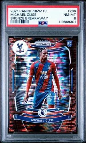 2021-22 Panini Prizm Soccer #296 ~Michael Olise~ (RC) Bronze Prizm #/25