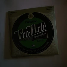 D'Addario EJ25B Pro-Arte Composites Flamenco Guitar Strings - Black Nylon