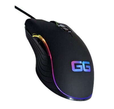 PC RGB Gaming Maus 5 Tasten tolle Gaming Reflex Seitentasten DPI