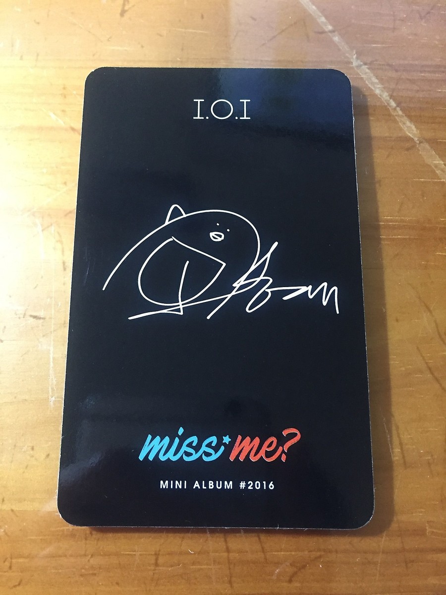 I.O.I 2nd Mini Album miss me? Very Very Very Sohye Photo Card