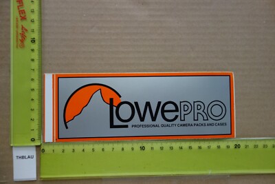 Alter Aufkleber Foto Video Kamera Objektiv Film LOWE PRO Camera Packs Cases