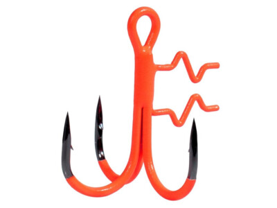 NEW BKK Assist Spear 21 UVO Treble Hooks Barbed