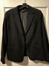 H M Blazer Black size 8