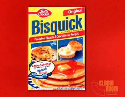 Betty Crocker Bisquick  80's vintage package ART 2x3'' fridge/locker MAGNET